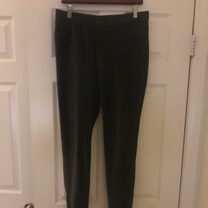 Simply Vera Wang gray corduroy leggings